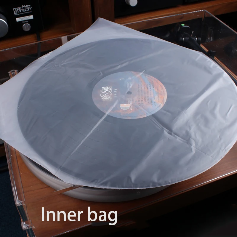 50 шт. Внутренняя/наружная сумка для хранения с защитой от Lp 12 '' 32*32 см виниловые