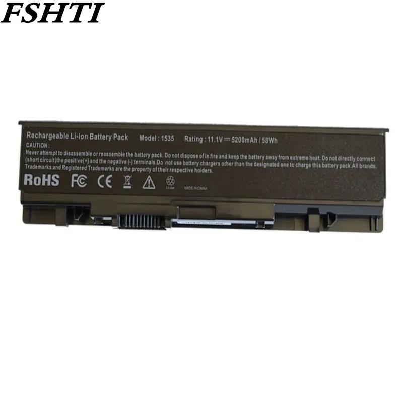Аккумулятор для ноутбука Dell Studio 1558 1536 1537 1555 1557 PP33L PP39L WU946 312 0701 KM958 A2990667|battery for dell|laptop