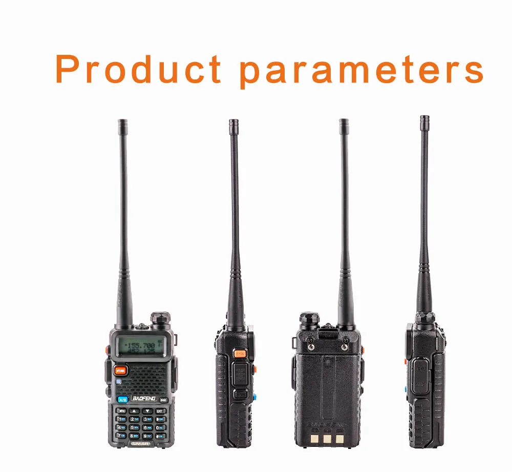 Baofeng UV-5r walk talk 2800 мАч baufeng 5 Вт рация 10 км УКВ радиостанция мобильный двухдиапазонный радиоприемник woki toki