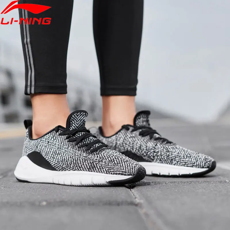 Женские беговые кроссовки Li-Ning на гибкой резиновой подошве | Спорт и развлечения