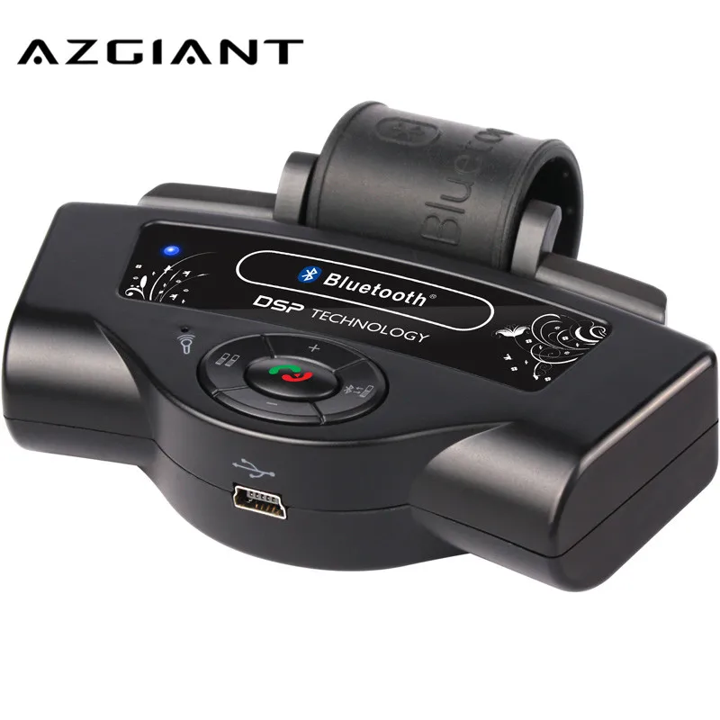 AZGIANT черный Bluetooth FM трансмиттер автомобильный комплект беспроводной громкой