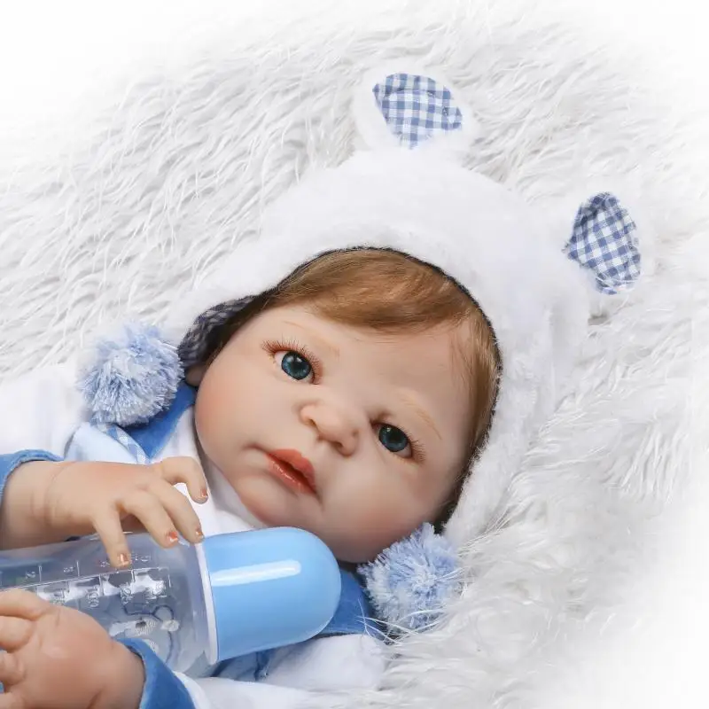 22 дюйма NPK полностью силиконовая кукла Bebes Reborn Очаровательная для маленького