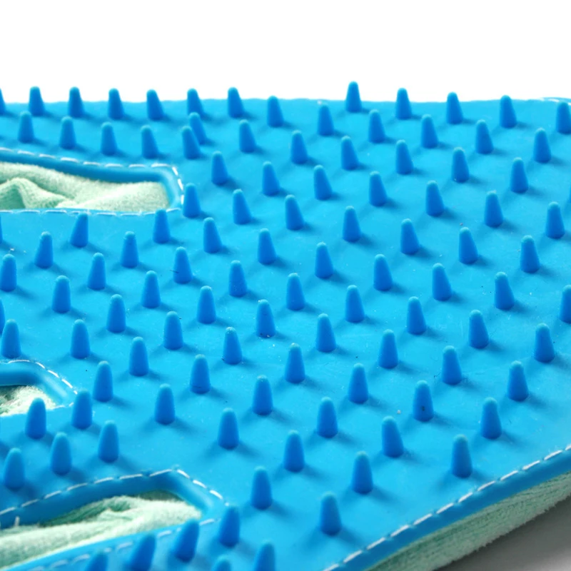 Обновленная перчатка для груминга домашних животных щетка кошек вычесывания