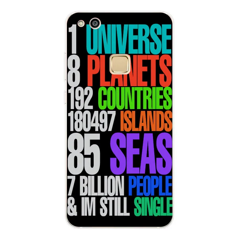 case for huawei p8 p9 p10 lite plus cover Silicon Soft tpu Colorful images back 2017 |