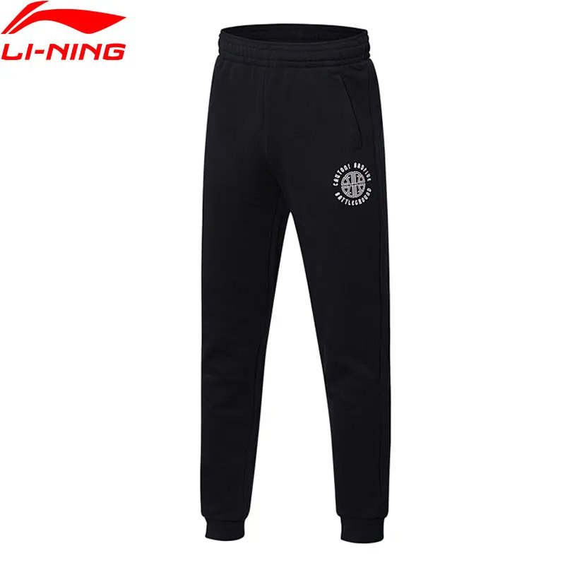 Li Ning мужские спортивные штаны для баскетбола серии BAD FIVE с подкладкой из 88% хлопка
