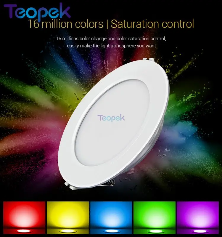 Mi. Light 9 Вт RGB + CCT светодиодный светильник с регулируемой яркостью драйвером FUT061 WiFi