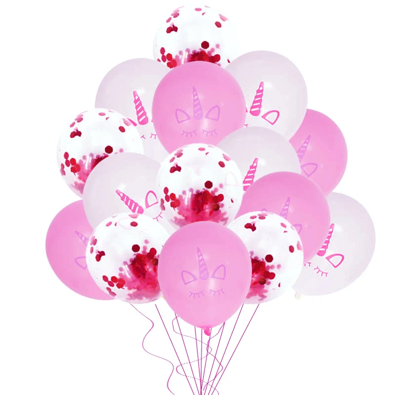 15P Latex Balloon 12 WEIGAO латексные шары на день рождения воздушный шар "Конфетти" 12 дюймов воздушные шары для детей 1st шары ко дню рождения детский душ Свадебный шар - Цвет: 15P Latex Balloon 12