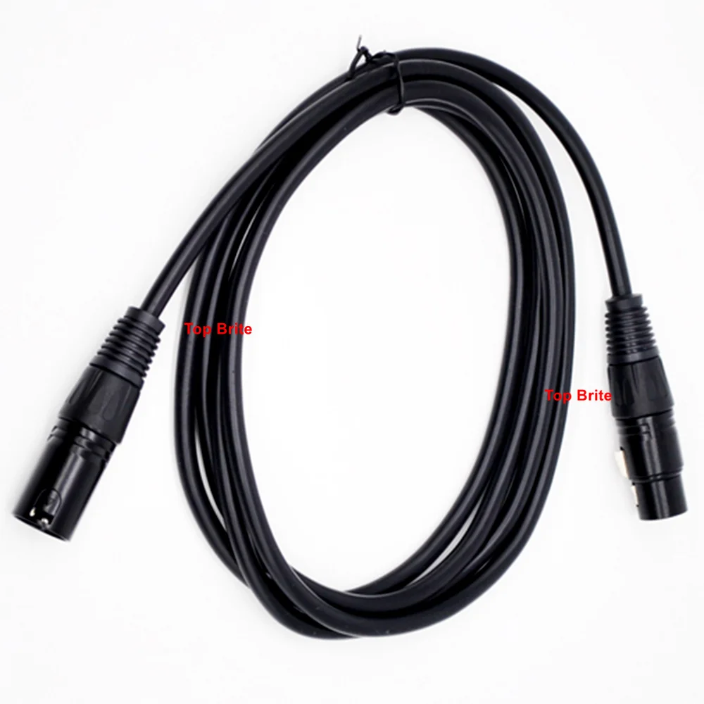 2 метровая длина 3 контактный кабель XLR DMX сигнальная линия светодиодный PAR