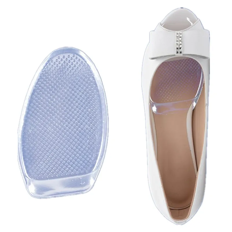 Силиконовые обувные стельки гелевые Полустельки регулирующие ультратолстые