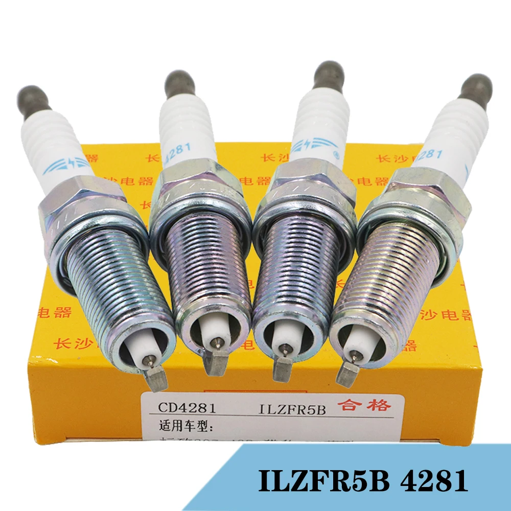 

DS 20x ILZFR5B 4281 Iridium platinum Spark Plug Car Candles ignition Glow Plug For Peugeot 206/207/307, DongFeng Citroen Picasso