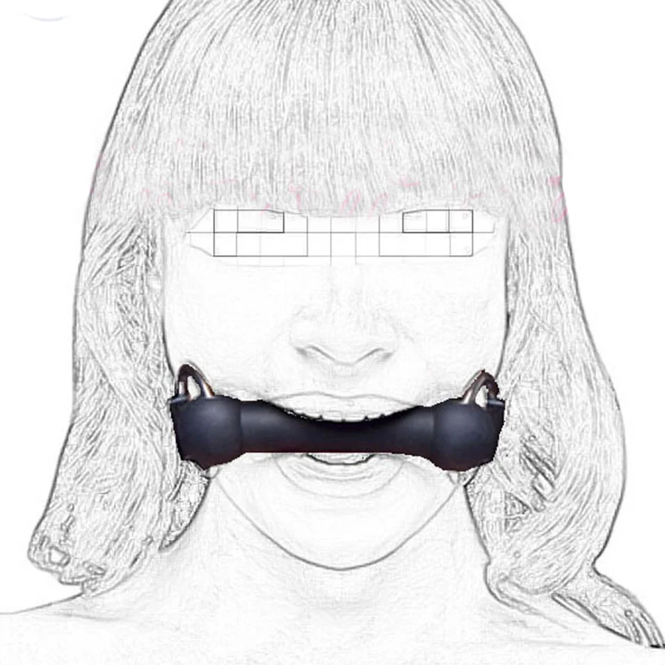 Силиконовая кость для собак camaTech кляп укуса полости рта фиксация мягкие