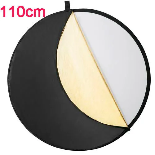 5 in 1 Studio Lighting diffuser Light Mulit Collapsible Disc Reflector 110cm 43&quot For DSLR Camera | Электроника