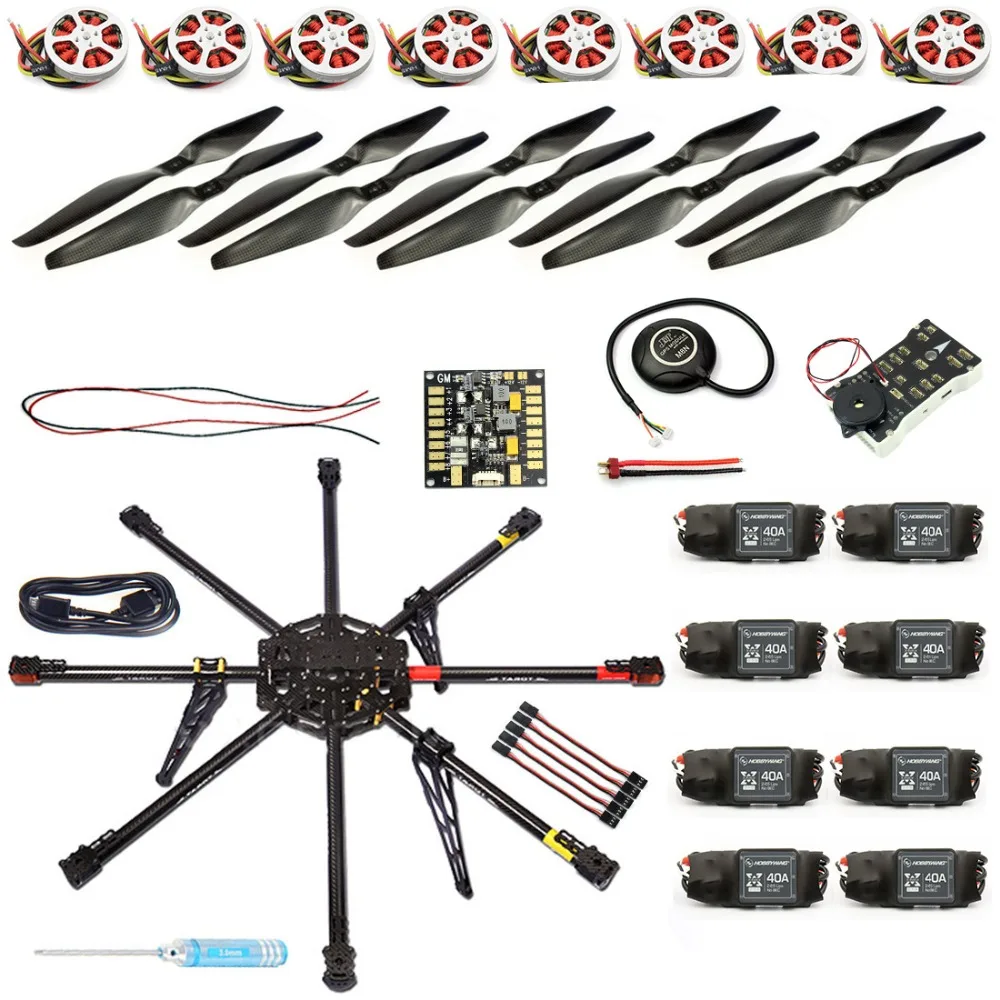 DIY Дрон с gps углеродного волокна 8-квадрокоптера с дистанционным управлением PX4 2.4.8 игровые джойстики APM2.6 gps 350KV мотор 40A ESC Radiolink AT9