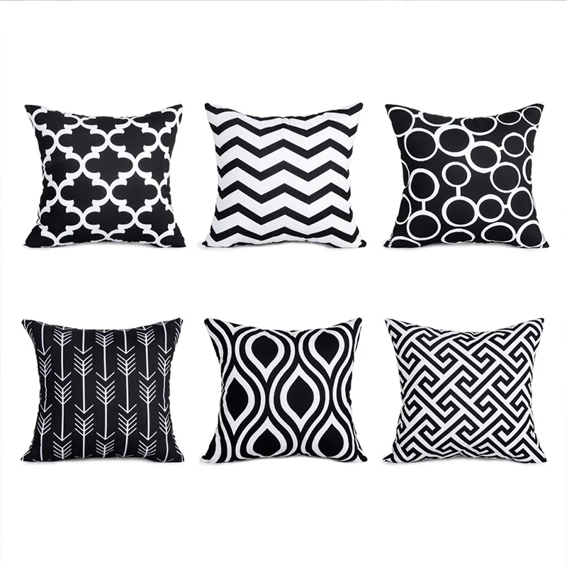 Декоративные Чехлы на подушки YokiSTG в скандинавском стиле с геометрическим