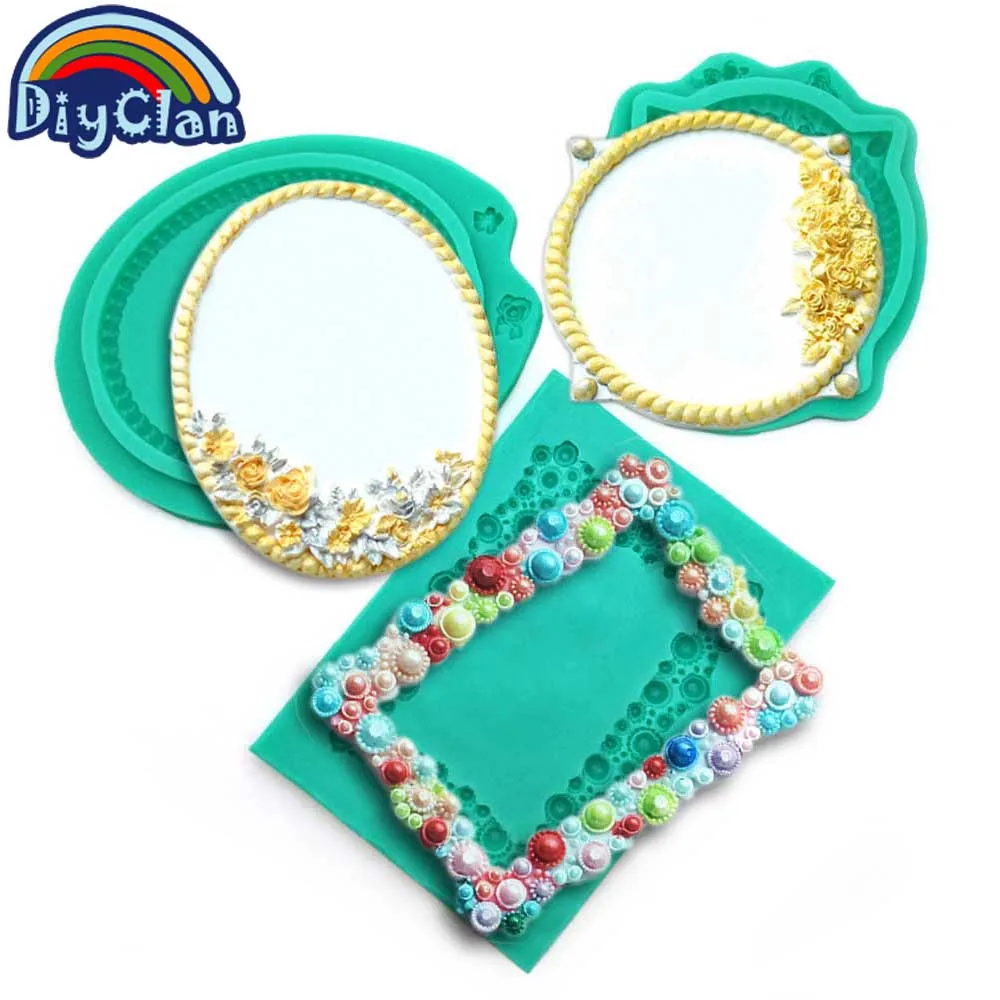 4 стиля зеркальная искусственная форма для шоколада и капкейков из смолы