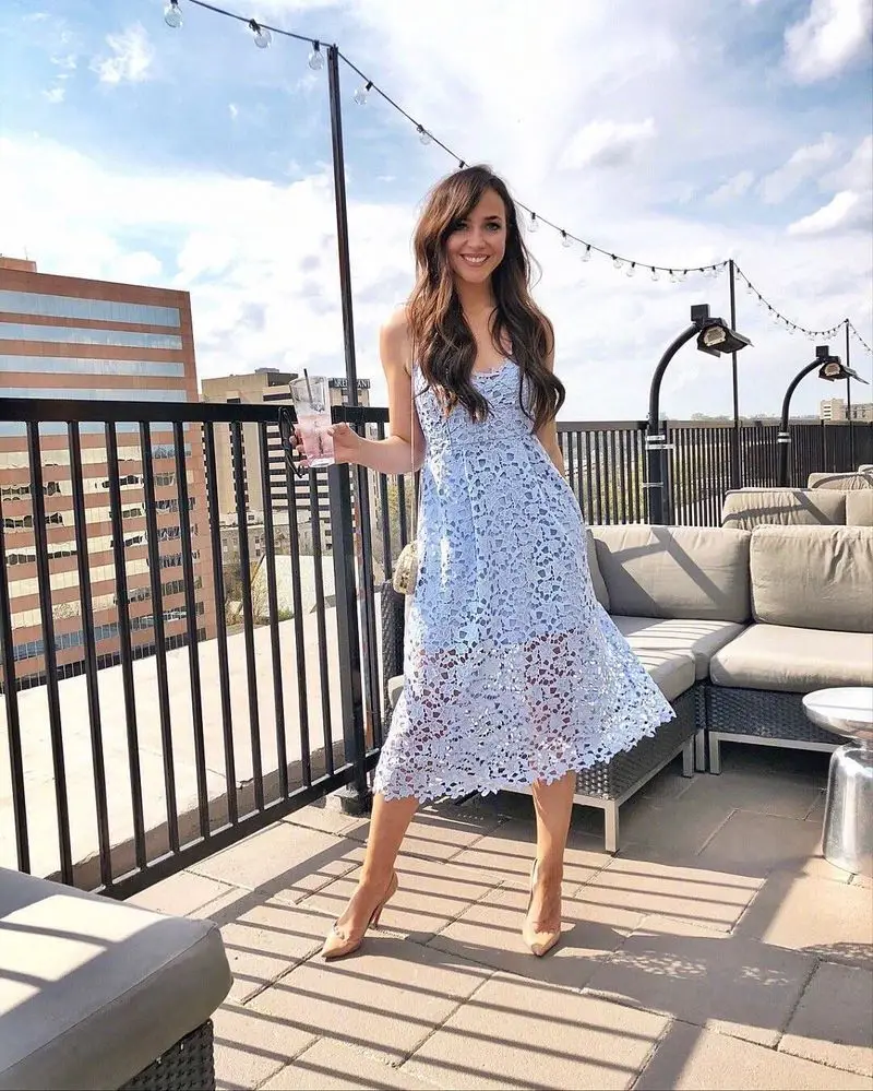 Женское вечернее платье с кружевами Элегантное Длинное облегающее черного