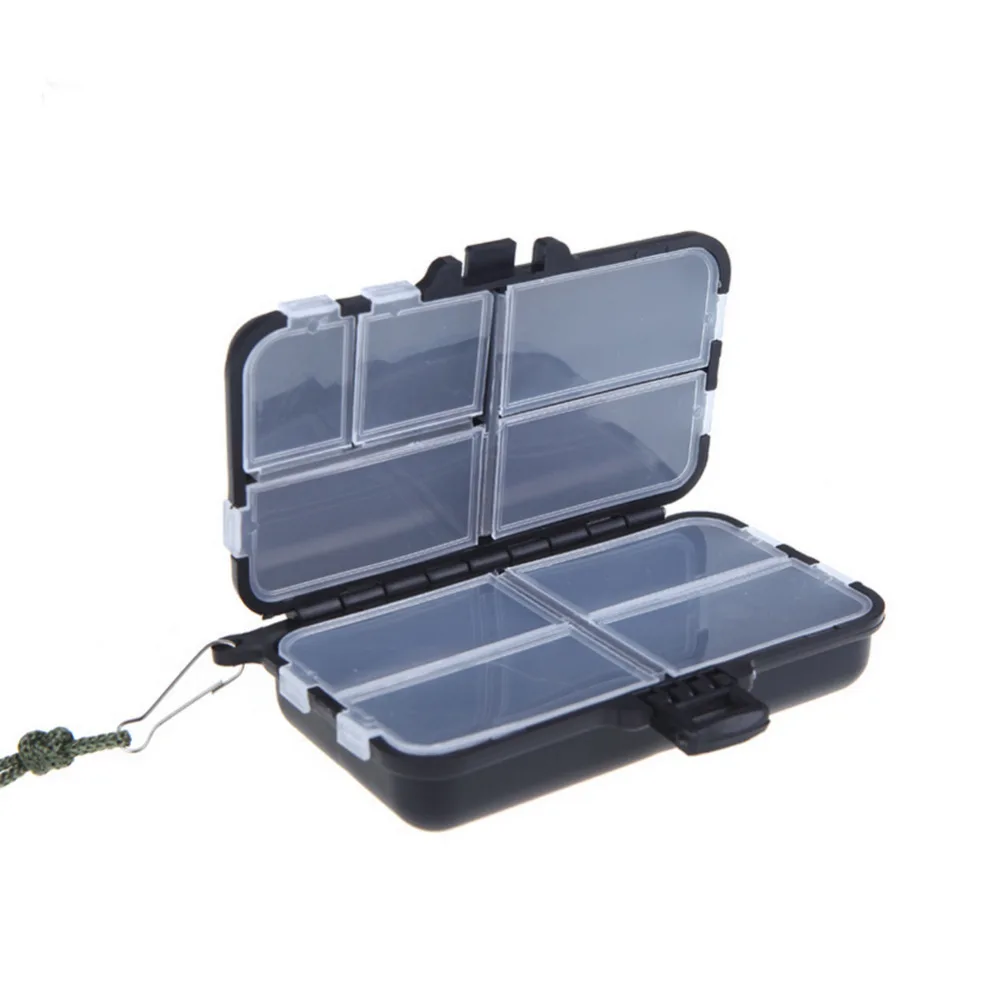 Sougayilang 11x7x3 см коробка для рыболовных снастей 70 г двухслойная пластиковая коробка для зимней рыбалки другие рыболовные принадлежности Инструменты