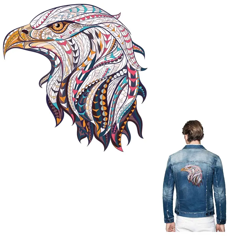 Переводные наклейки с изображением орла из мультфильма Железный на тепле