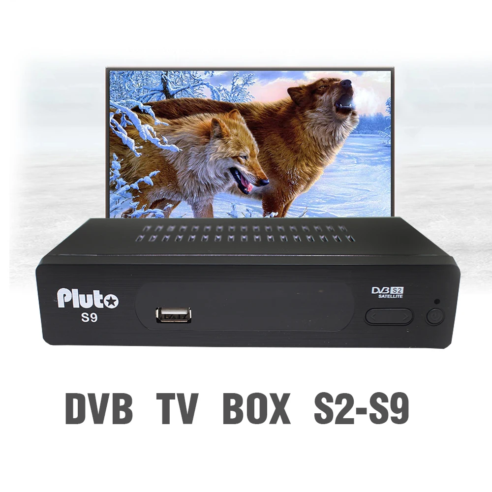 Vmade Лучший HD DVB S2 спутниковый ТВ приемник DVB-S2 Pluto S9 IKS тюнер Поддержка IP Youtube Youporn CCCAM