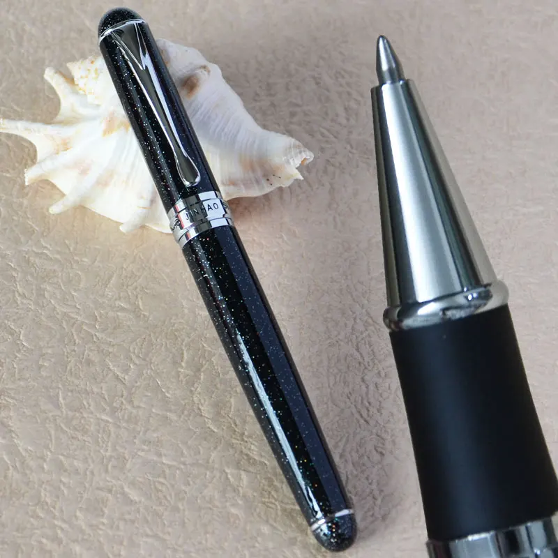 Шариковая ручка JINHAO X750, глянцевая черная и серебристая, белая, синяя, золотая, 15 видов цветов на выбор, для офиса, офиса, офиса - Цвет: pen as this picture