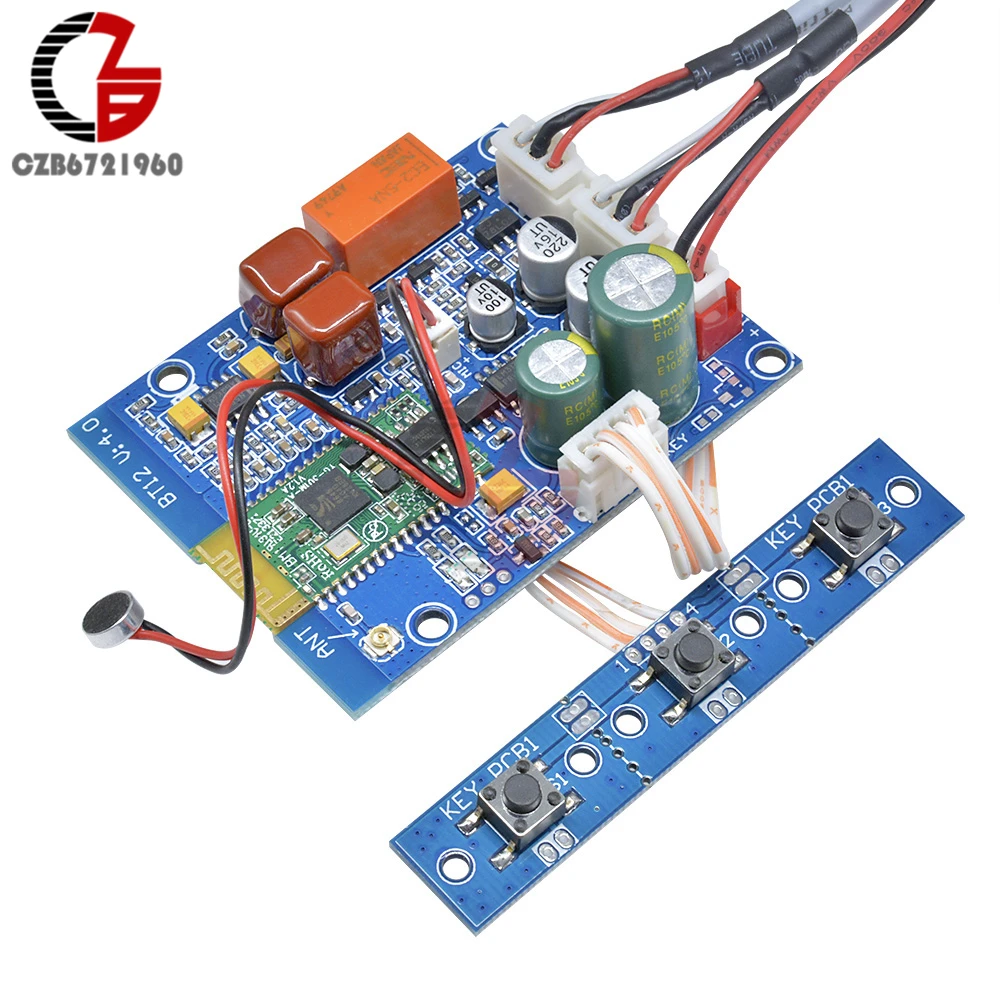 Плата беспроводного аудиоприемника с функцией шумоподавления CSR8645 Bluetooth 4 0 HFP A2DP