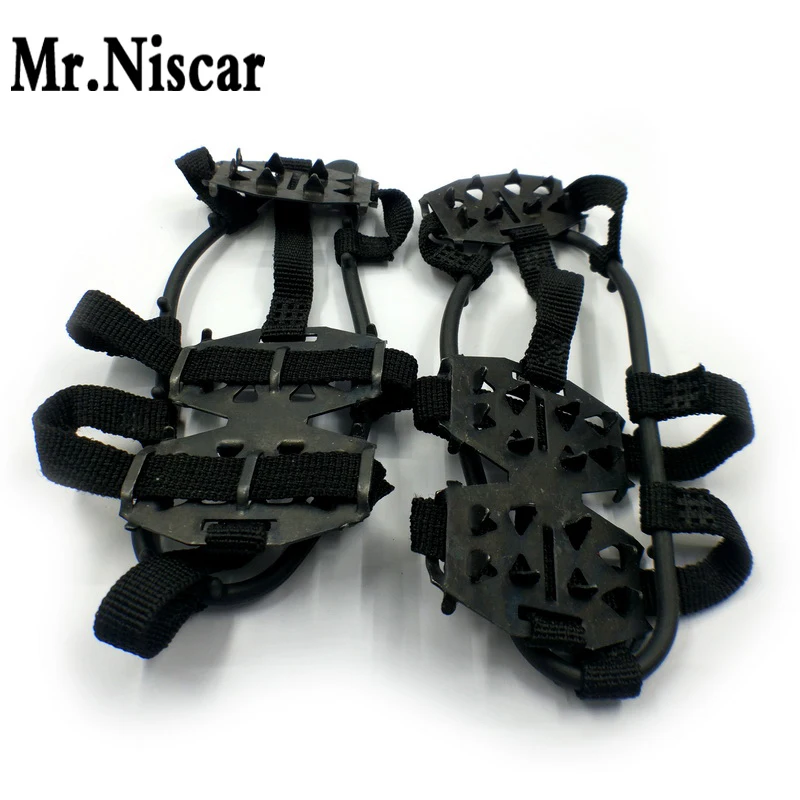 Mr.Niscar уличные Нескользящие скобы 18 зубьев захват для льда рыбалка пеший туризм