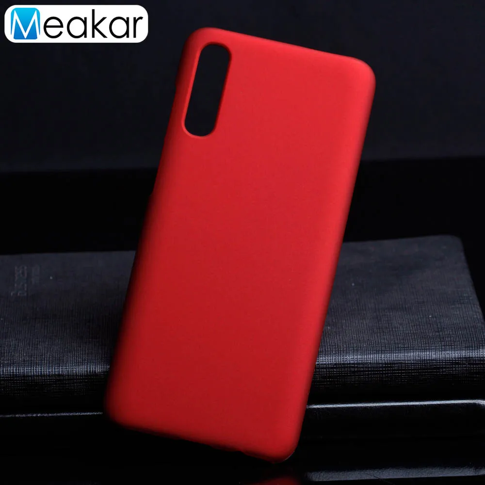 Матовая Пластик Coque 6.7For samsung Galaxy A70 чехол для samsung Galaxy A70 A705F телефона чехол-лента на заднюю панель - Цвет: Red