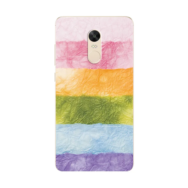 Soft TPU Phone Case For Xiaomi Redmi Note 4 Cover Colorful Painted Novelty Shell Para 4X 5.5&quot Capa Fundas |