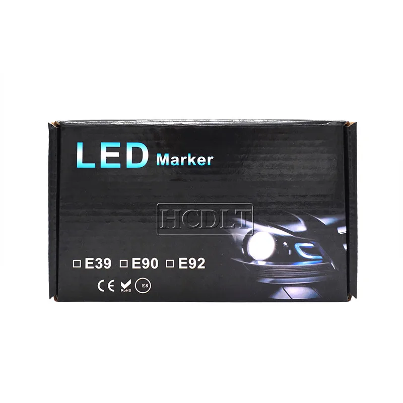 HCDLT 2*120 W чип светодиодный Ангельские глазки E92 H8 светодиодный чипы белый настенные светильники для B-M-W E91 E60 E61 E70 X5 E71 X6 E82 E87 Ангельские глазки Светодиодный Маркер