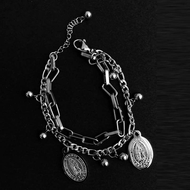 Браслет из нержавеющей стали/женский/панк/bileklik/femme браслет стали pulsera hombre для
