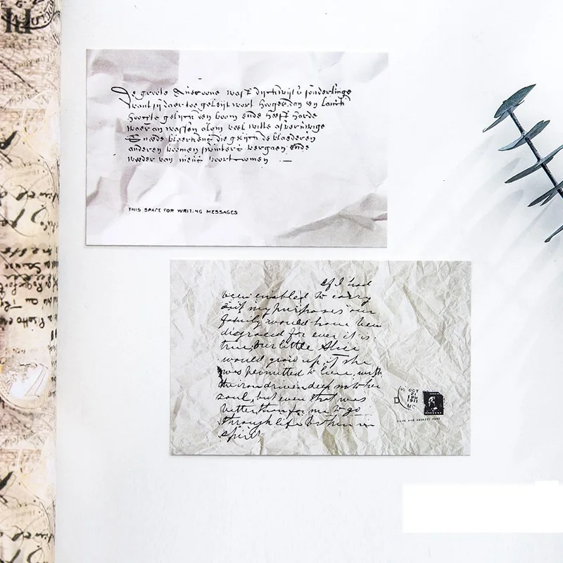 

30Sheets/Set Record Old Times Postcard /Greeting Card/wish Card/Kids Chrismas Gift