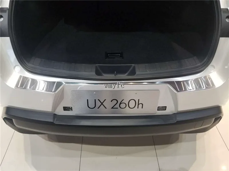 Для Lexus UX200 UX250h UX260h 304 нержавеющая сталь Задний бампер снаружи стопы Подоконник пластины гвардии для накладка покрышка