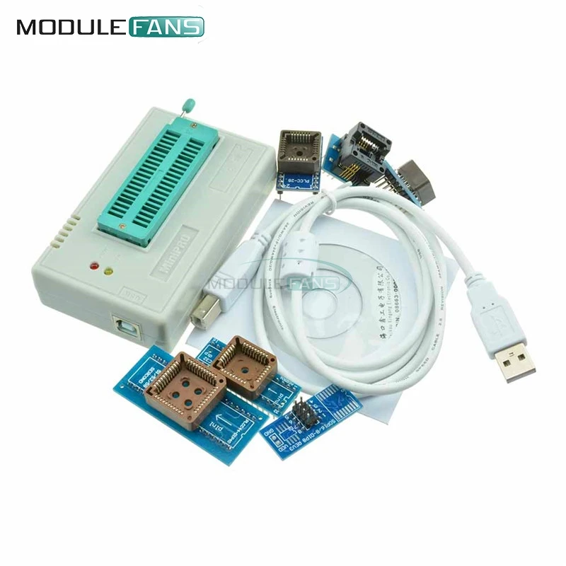 TL866 TL866A TL886CS Programmer Device USB Eprom Flash BIOS 6 Adapter PLCC IC Extractor Universal ICSP Serial Interface PIC MCU |