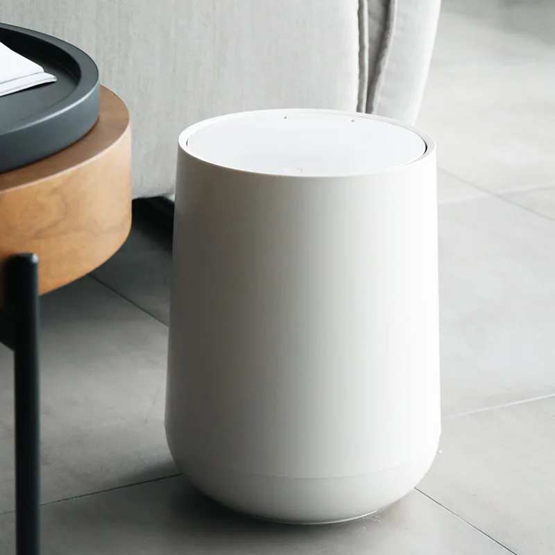 Офисные контейнеры для мусора объемом 10 л пластиковая двухслойная большая