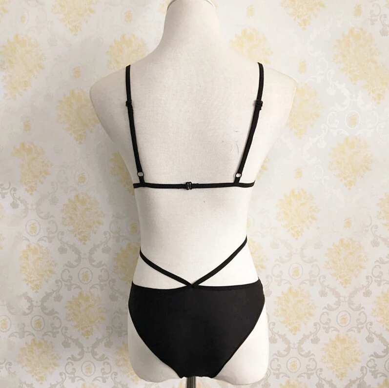 Женский сексуальный кружевной комплект нижнего белья Прозрачный стринги с