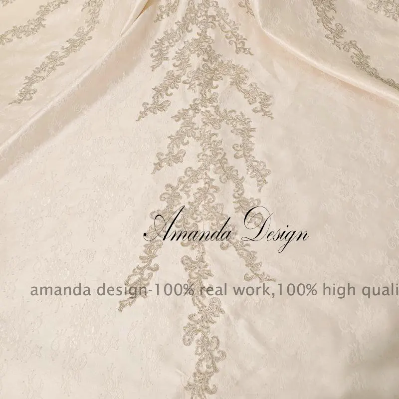 Свадебное платье с кружевной аппликацией Amanda Design vestidos elegantes de fiesta|Свадебные