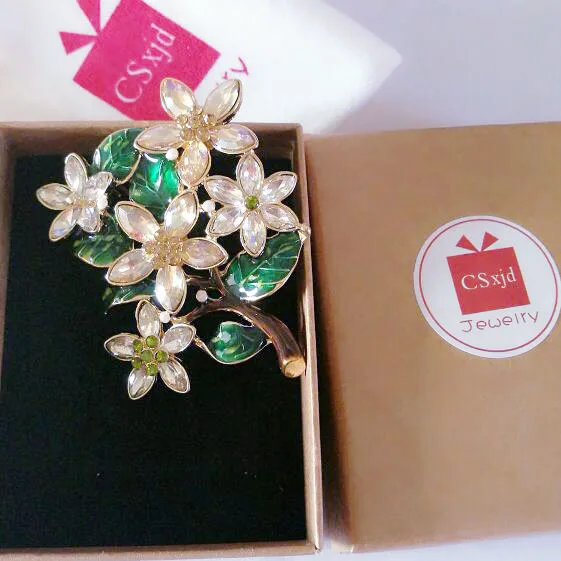 CSxjd новые модные ювелирные изделия Винтажная брошь в виде дерева для женщин