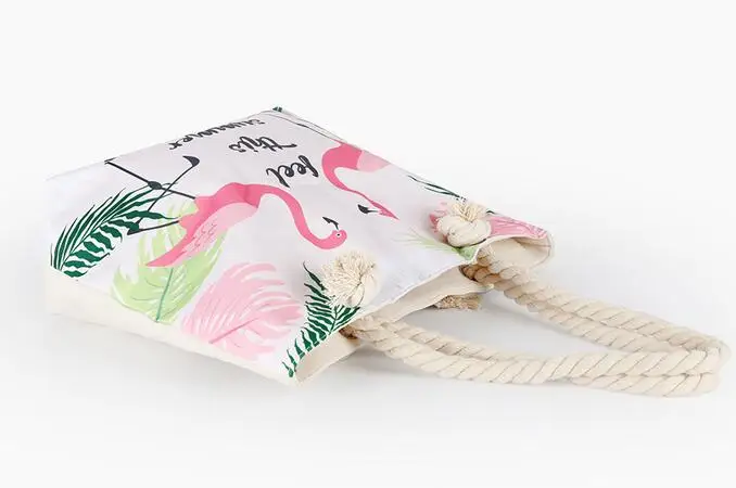 Joyloading холщовая мультяшная сумка для покупок многоразового использования с милым