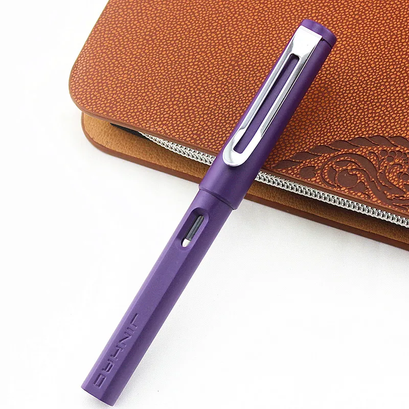 Jinhao EF/F перьевая ручка 0 38 мм 5 матовый фиолетовый/конфетный/металлический цвет