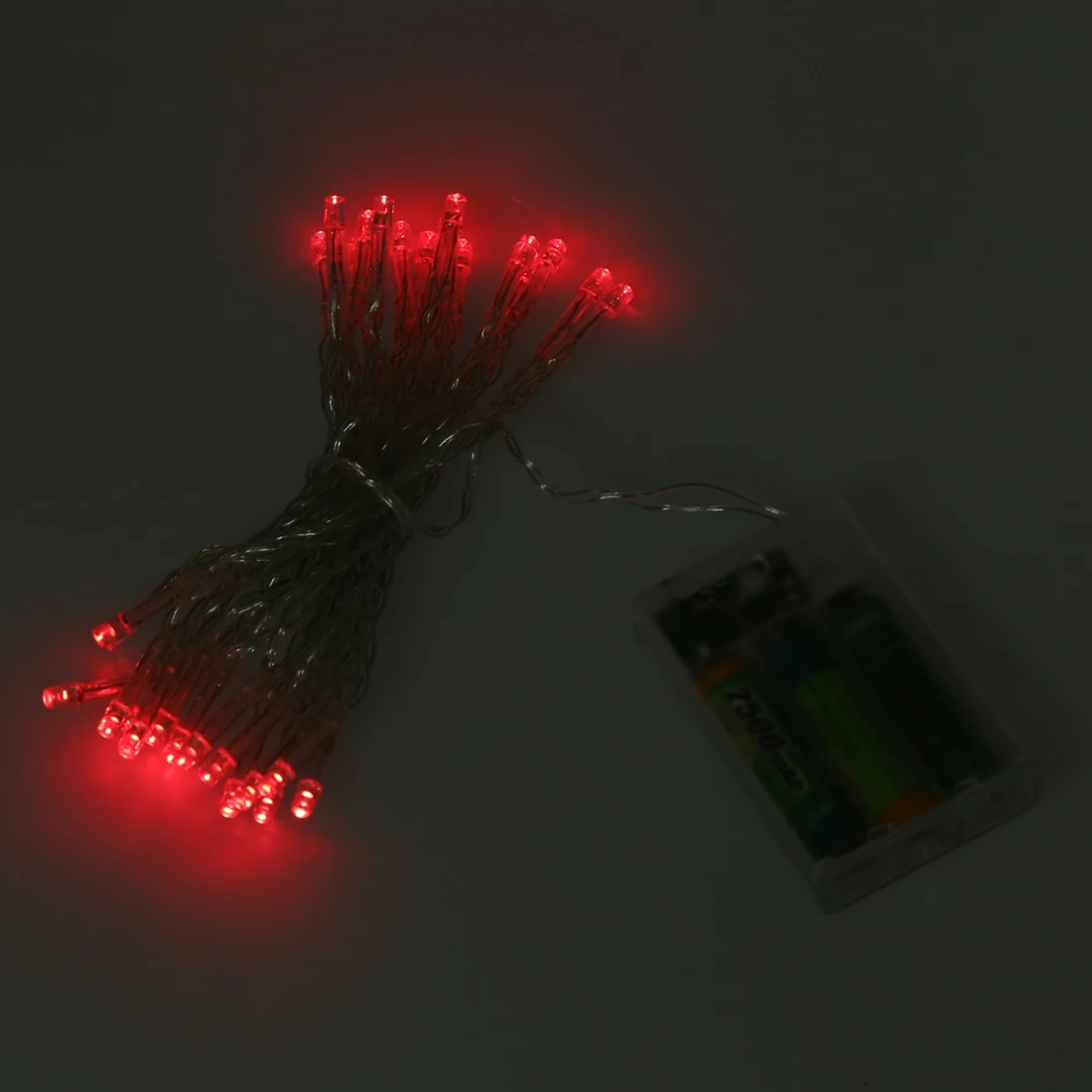 30 светодиодов на батарейках гирлянды красная полоса для свадебной вечеринки