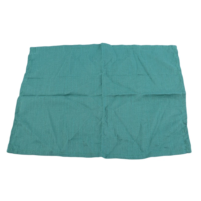 Сплошной цвет нескользящий Настольный коврик квадратный дизайн стол рами