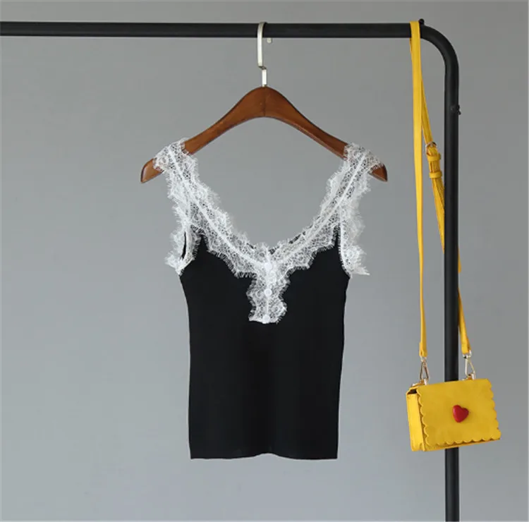 Женский кружевной топ ALPHALMODA повседневный на пуговицах лето 2009 | Женская одежда