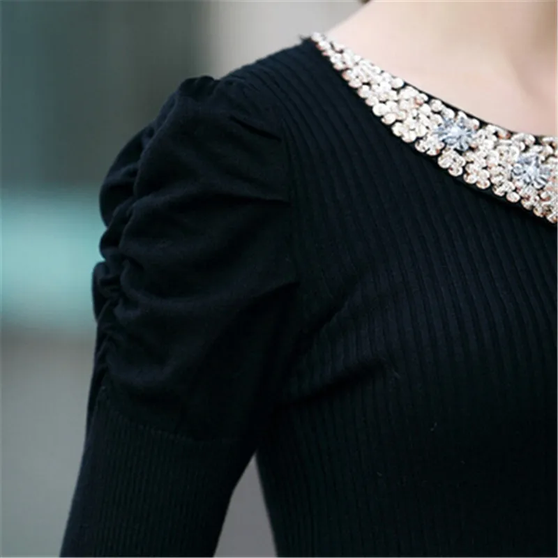 Женское платье свитер ASLTW повседневное облегающее с длинным рукавом и