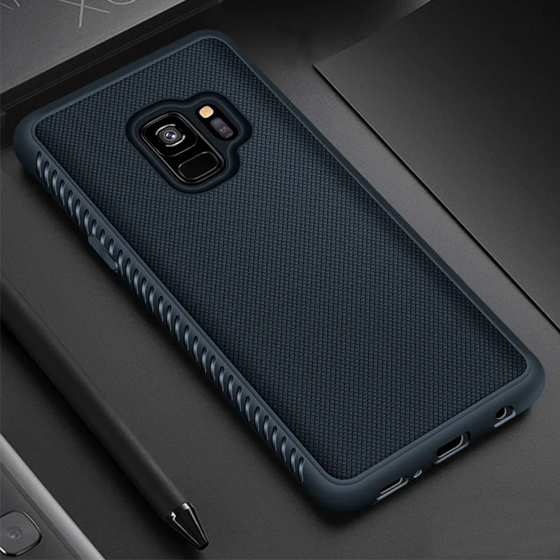 Navy Blue Силиконовый чехол для samsung Galaxy S9 Plus, A6, A8 Plus,, S10 Plus, защитный чехол для samsung A50, чехол - Цвет: Navy Blue