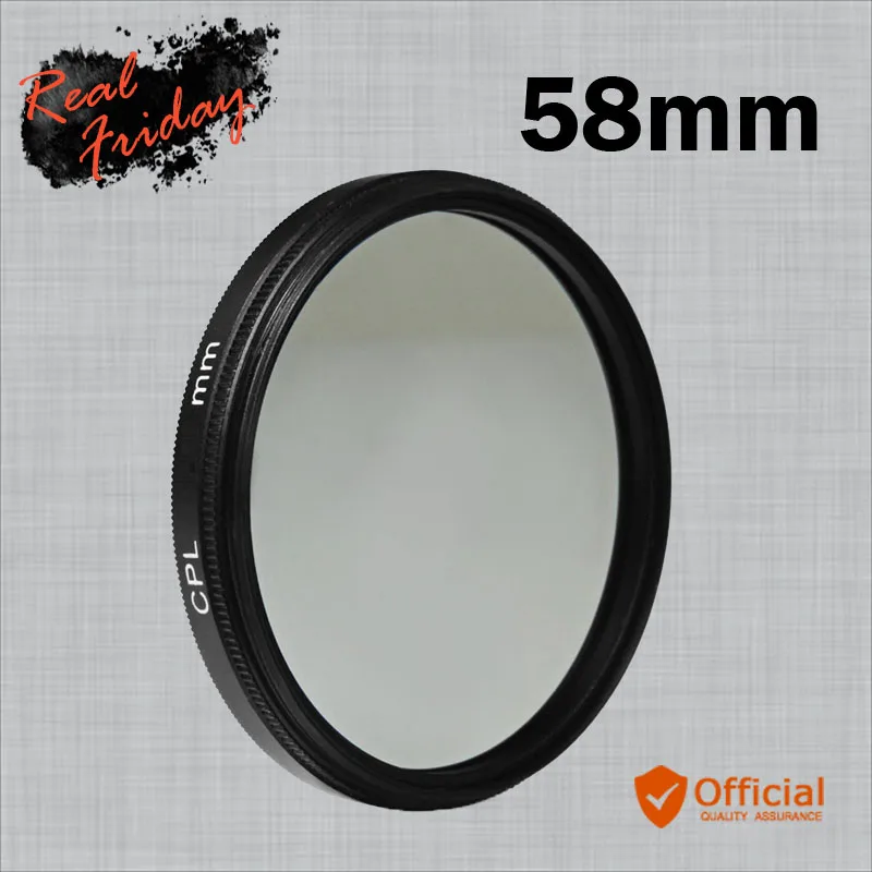 58 мм CPL поляризационный фильтр для Nikon Sony Pentax Olympus Canon 1300d 800D 760d 750d 650D 600D 100d 80d 70d 18-55 мм Интимные аксессуары