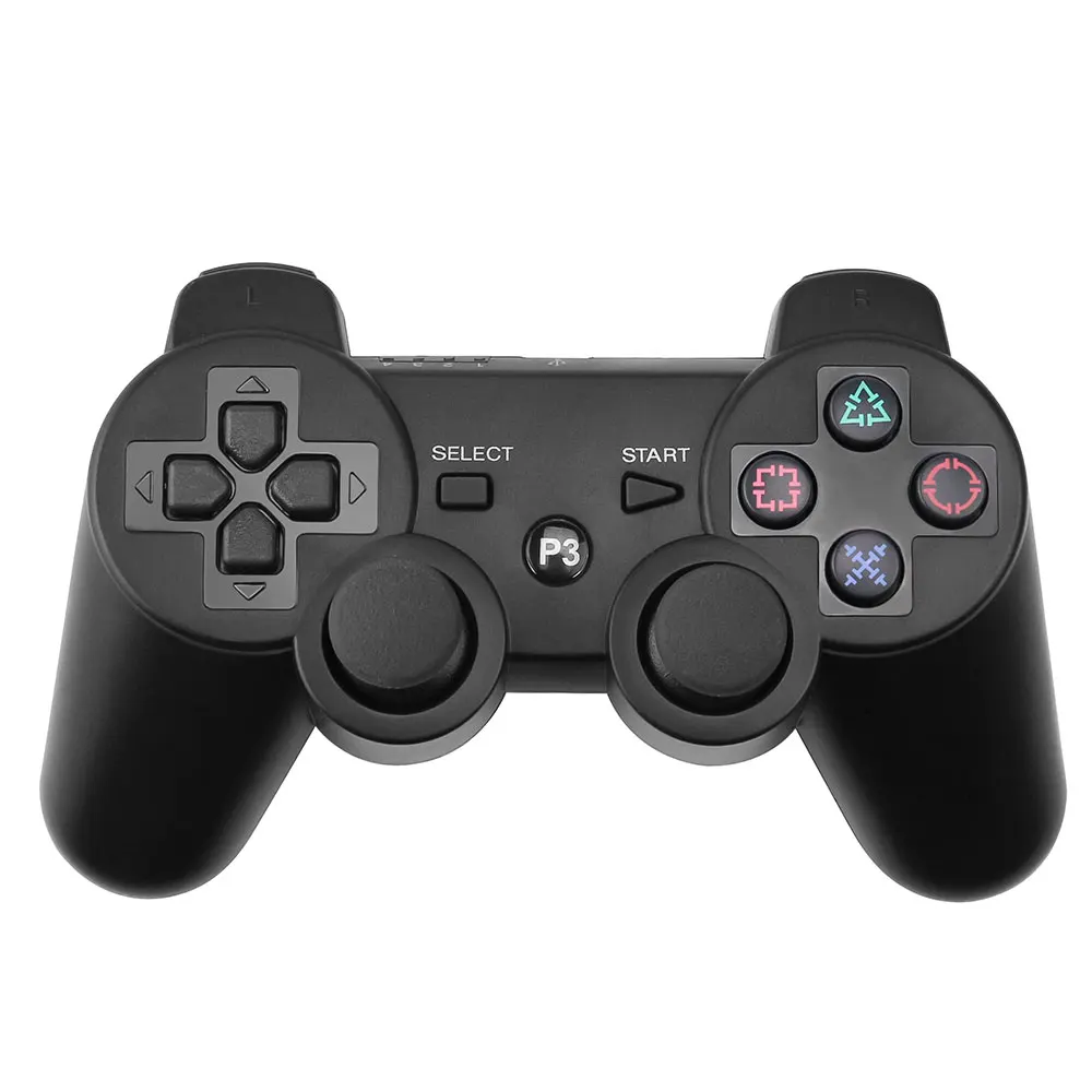 Черный Беспроводной Bluetooth геймпад для PS3 контроллер Playstation 3 dualshock игровой джойстик play station 3 консоль - Цвет: Черный