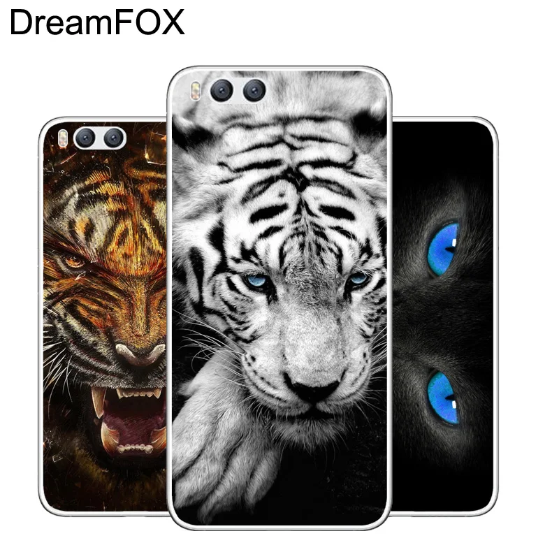 DREAMFOX M437 кошка лев леопард тигр силиконовый чехол-накладка из мягкого ТПУ чехол