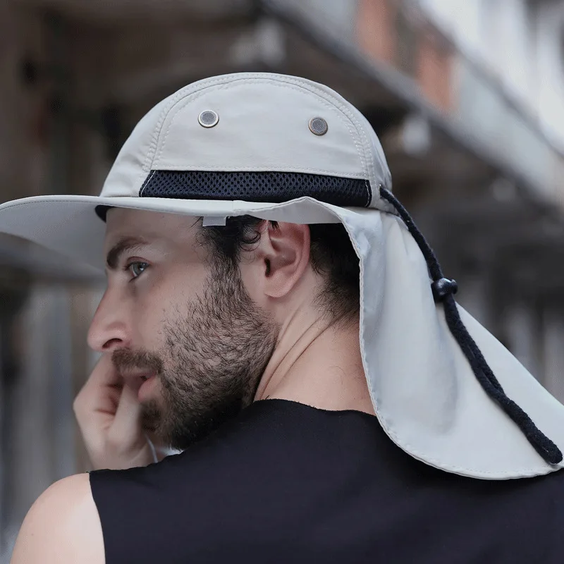 Шапка с защитой от УФ лучей для мужчин и женщин Регулируемая Кепка пешего туризма