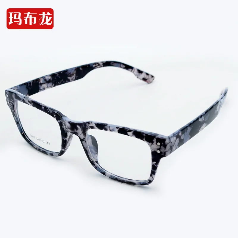 Mabron 5907 big block TR-90 retro fashion stars Korean pop spectacle frame | Аксессуары для одежды