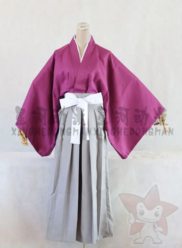 Аниме Hakuouki Shinsengumi Kitan костюмы для косплея кимоно Yukimura Jiziru одежда Hijikata Toshizo пальто